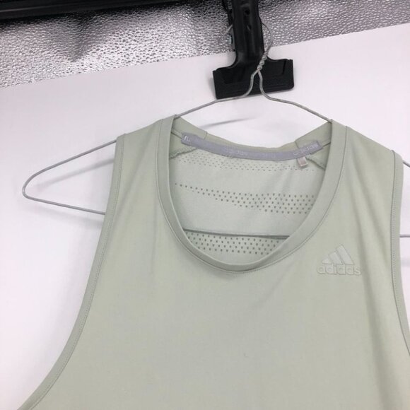 Adidas mint pastel green muscle tank laser cut back - Picture 9 of 13